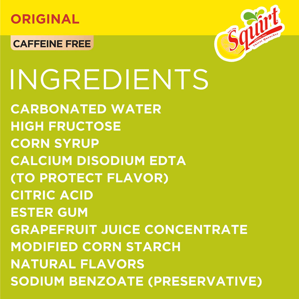Squirt Soda Grapefruit 12 Fl Oz Cans 12 Pack