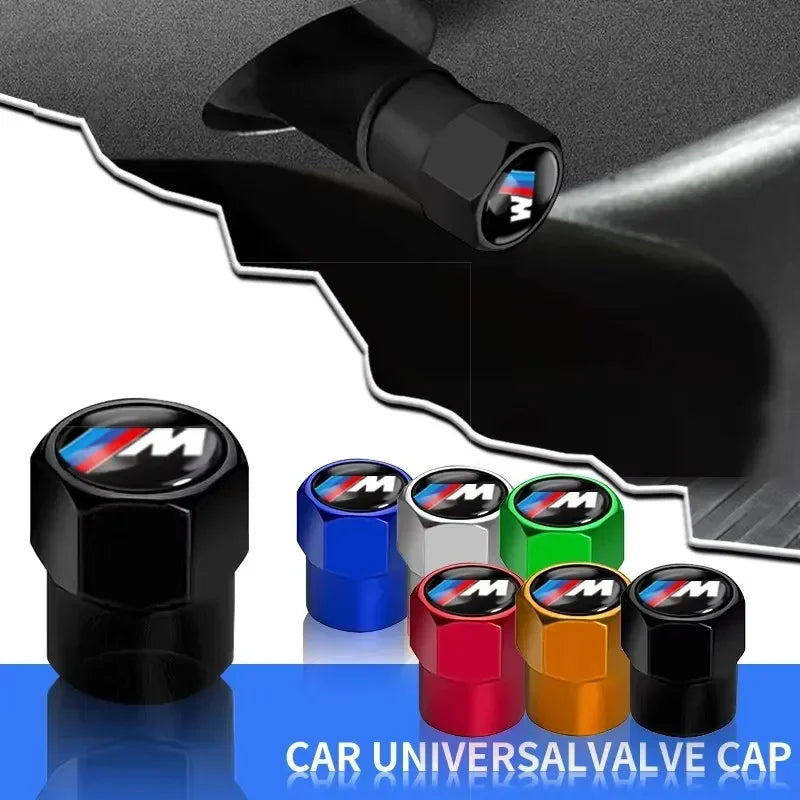4PCS Aluminium Valve Stem Caps