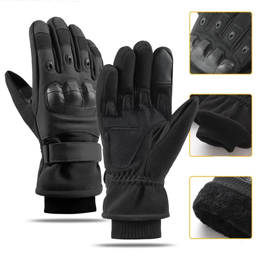 Winter Cold-proof Windproof Military Outdoor Sport Gloves (Black/Green/Brown)