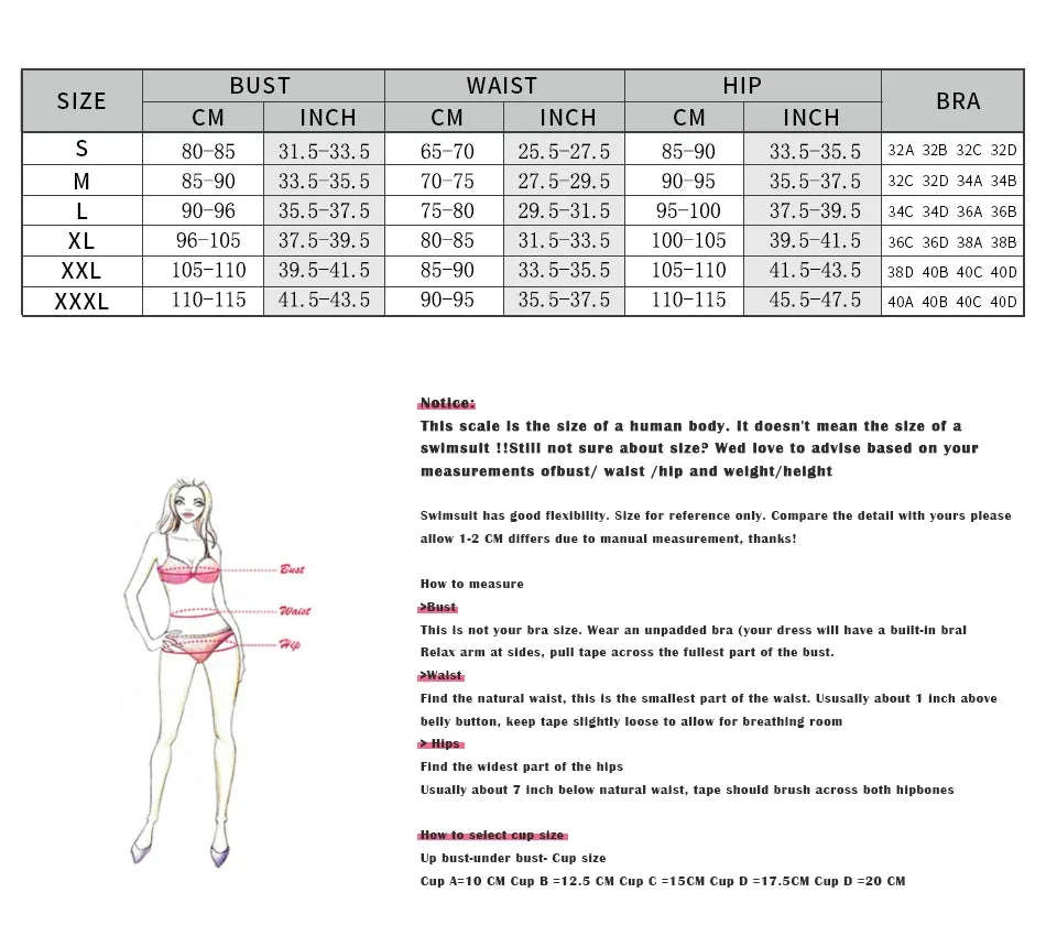 Allie 3 Piece swimsuit Women