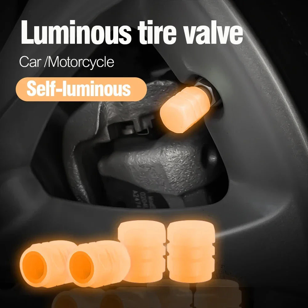 Luminous Valve Stem Caps Dustproof