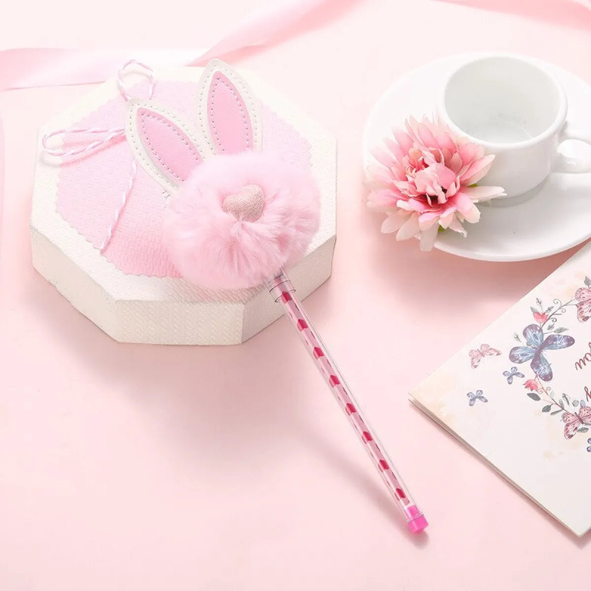 1X Candy Plush Rabbit Gel Pen
